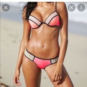 NWT VS neon crochet bikini